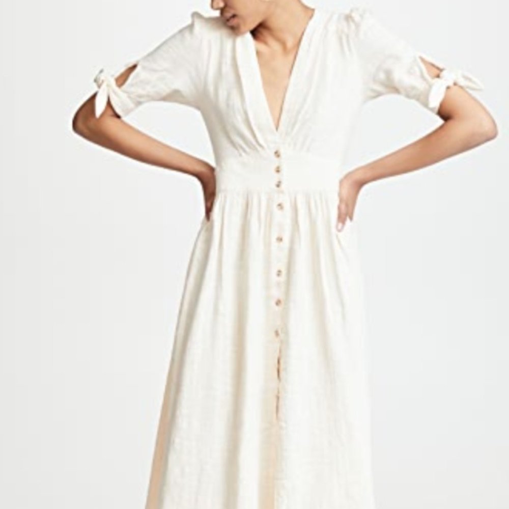 Free People Love of My Life Dress in White used, size small